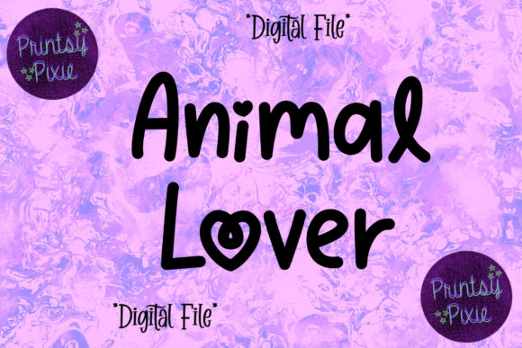 Animal Lover Graphics for Crafts and Branding