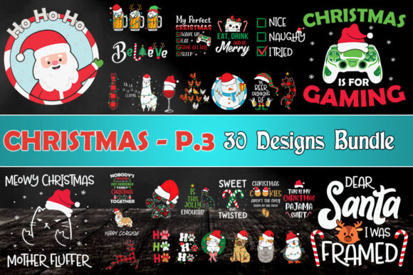 Christmas 4 Bundle SVG 30 Designs Part 4 Review