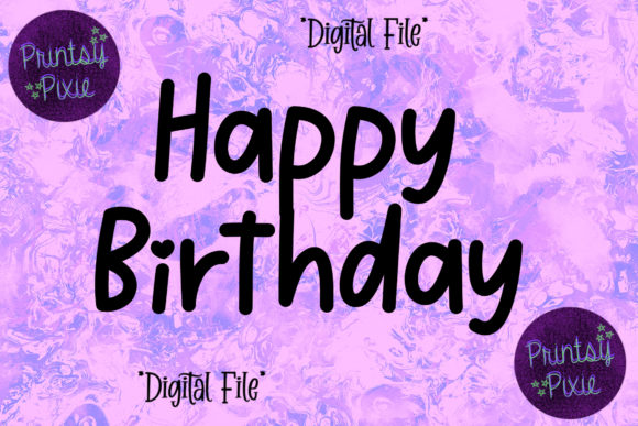 Happy Birthday Celebration Graphics for Crafts