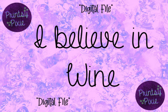 I Believe in Wine: A Designer's Review for Graphics and Crafts