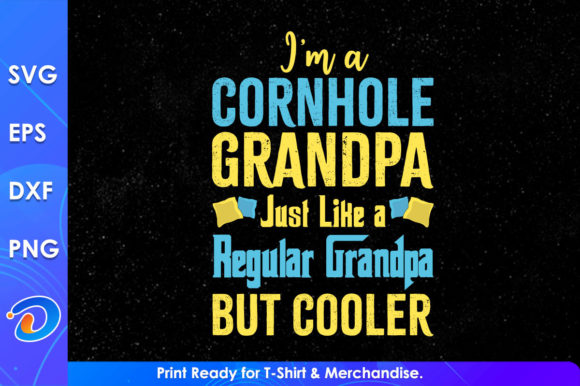 I’m a Cornhole Grandpa Embroidery Design