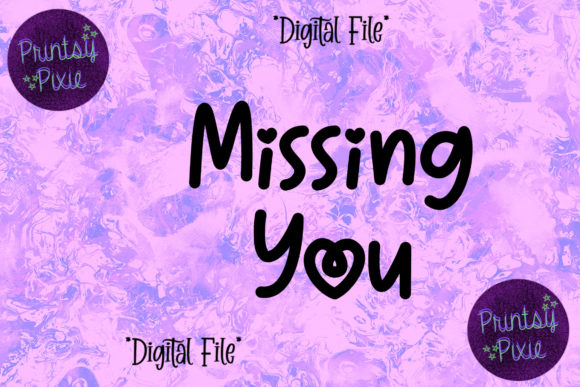 Missing You: A Review of This Graphics and Crafts Asset