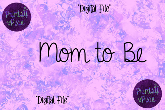 Mom to Be Pregnancy Announcement Design Review