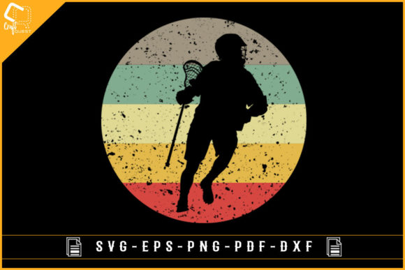Retro Vintage with Lacrosse Silhouette: A Graphics & Crafts Review