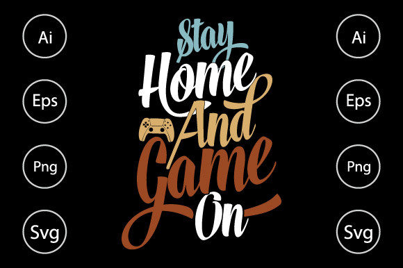 Stay Home and Game on, Gaming Design Graphics for Crafts