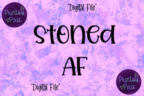 Stoned AF Graphics: A Crafts Review for Digital Sellers