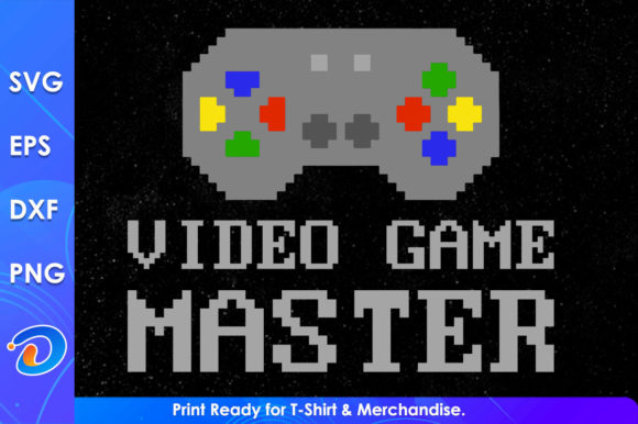 Video Game Master Funny Gaming Embroidery Design Review